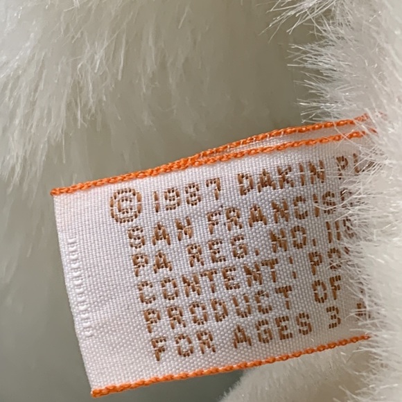 1987 Dakin Playthings Soft Classics Persian Blue Eye Cat Plush Stuffed Animal - Picture 10 of 12